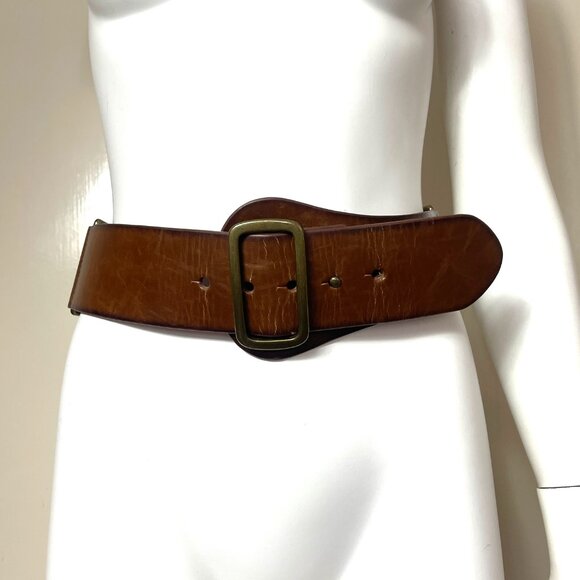 NWOT Vince Comuto WIDE Leather ELASTIC Boho BELT - Picture 14 of 14